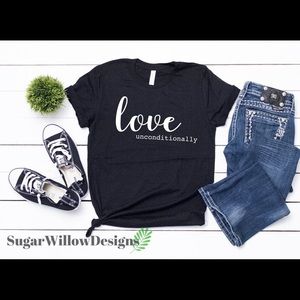 Love Unconditionally Humanity Series Graphic T NWT